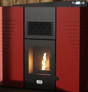 TBTPRICE Estufa de Pellets Canalizable 14 kW